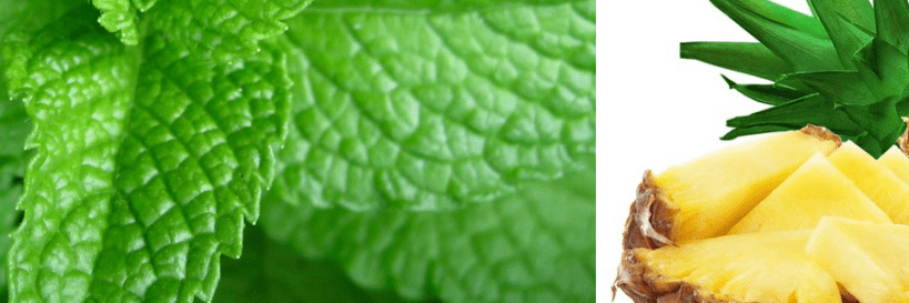 Pineapple and peppermint salad by Ria